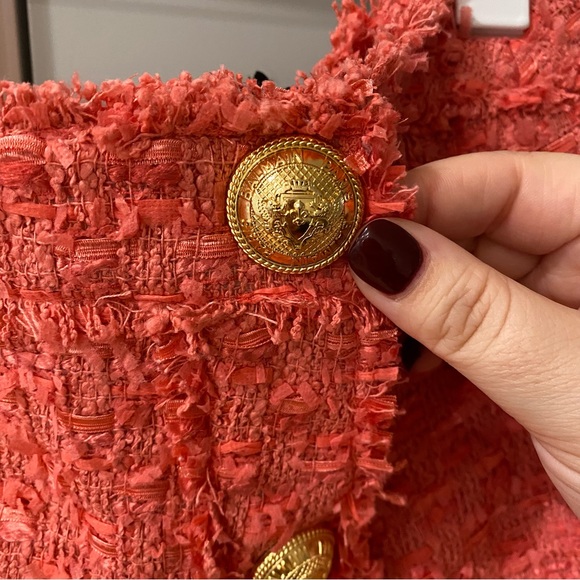 NWT Balmain Textured Tweed Mini Skirt - Picture 5 of 11